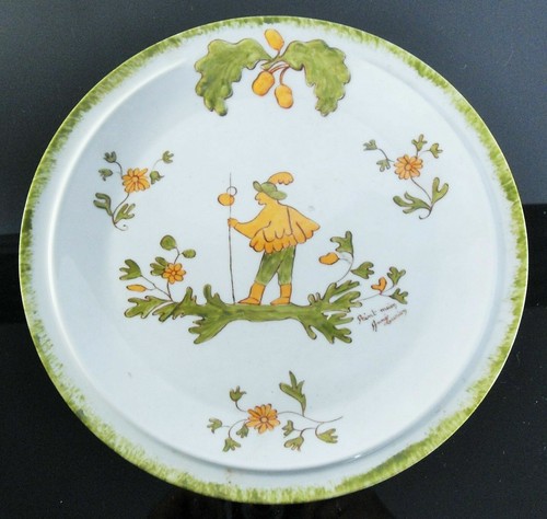 Ancienne assiette plat - assiette,