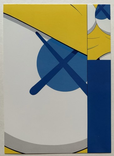 Kaws carton invitation - d,