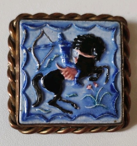 Broche vintage porcelaine - broche,