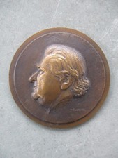 Rare Médaille de table Napoleon Bullukian à ses amis ARS AMICITIA 1973 Lyon