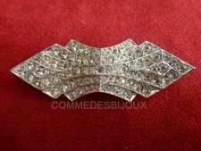 Broche "Style Art Déco" Pavé