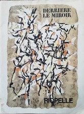 OUVRAGE DERRIERE LE MIROIR RIOPELLE 1966 DLM LITHOGRAPHIES ORIGINALES