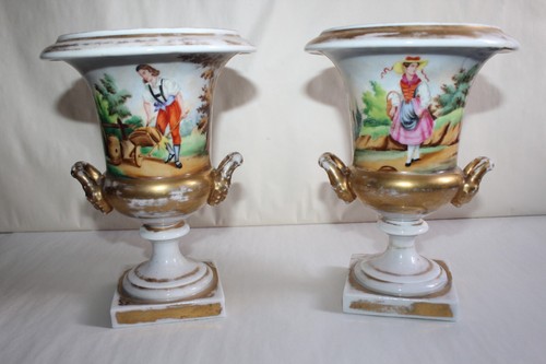 Paire vases médicis - de,