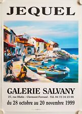 Affiche JEQUEL 1999 Exposition Galerie Salvany - Clermont-Ferrand