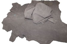 Cuir D'Âne Épais En Peau De Chèvre Suédé Marron Boue 5 Pieds Carrés