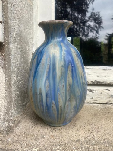 Vase grès flammé - , roger