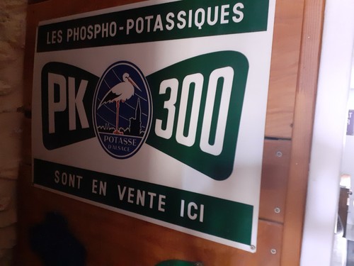 Grande plaque ancienne - ancienne, pvc