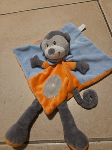 Doudou plat singe - doudou,
