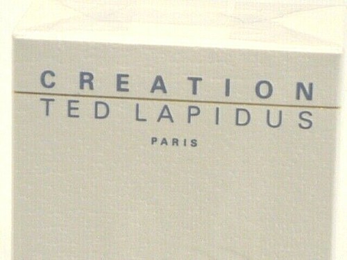 Creation ted lapidus paris - paris, eau