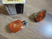 2 Feux clignotants  moto -Marque KS23040-1019 (légers défauts)