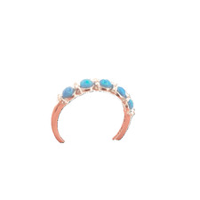 Bague en argent avec pierres