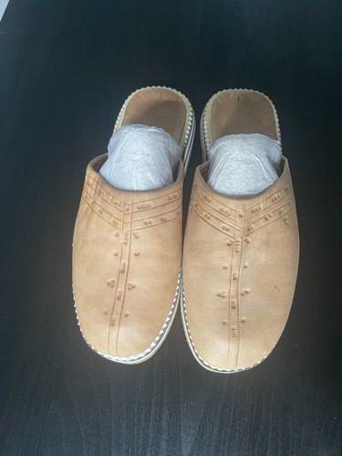 Babouches cuir bout - babouches,