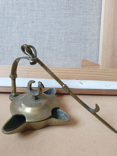 Ancienne petite lampe huile - petite,