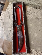 Ancien Ciseau cisaille à volaille , poulet , en métal 