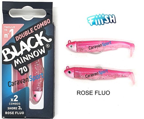 Fiiish double combo black - double,