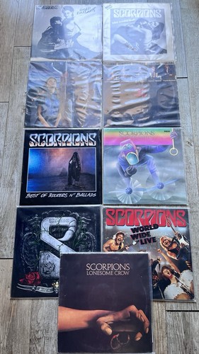 Lot scorpions - lp,