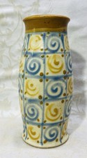 ALSACE LEON ELCHINGER VASE GRES ART NOUVEAU SOUFFLENHEIM BAS RHIN GRAND EST