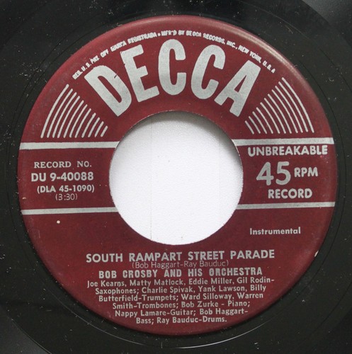 Decca bob crosby and - 45,