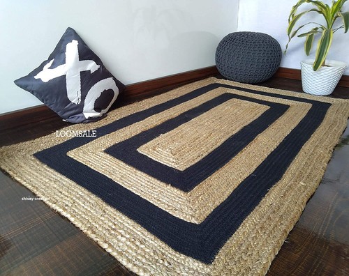 Tapis jute rectangle 100 - tapis, %
