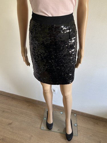 Jupe noire avec - , sequins