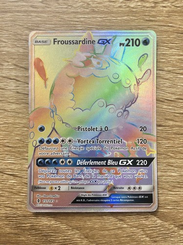 Carte pokemon froussardine - carte, gx