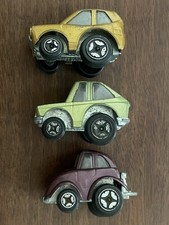 3 POLISTIL : Coccinelle MG 23 + Honda coupé Z MG 25 + Fiat 127 MG 24 - Italy