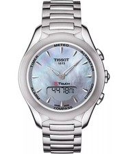 Tissot Montre Argent Analogique - Digital Femmes T-touch Solar T0752201110100