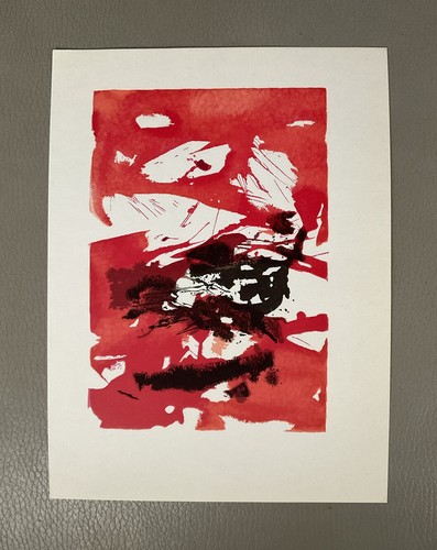 Zao wou gravure imprimerie - wou,
