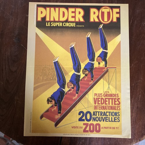 Affiche cirque pinder - affiche,