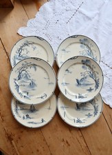 Assiettes plates antiques - 6,