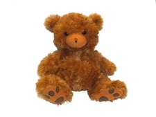 Peluche ours marron roux