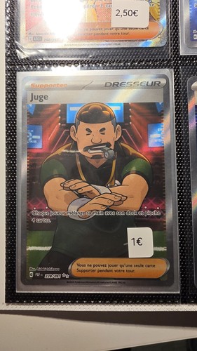 Carte pokémon juge full - juge,