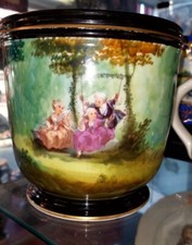 Cache Pot En Porcelaine De Paris 19ème Siècle