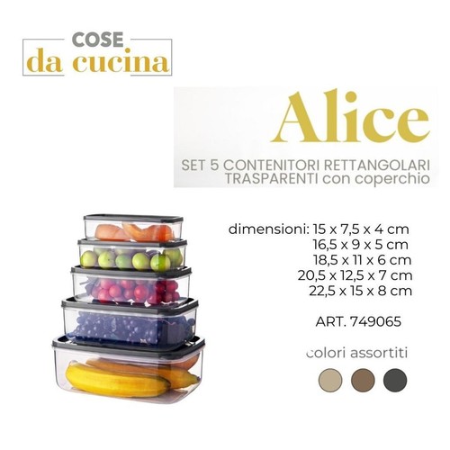 Alice set rangements - set, 5