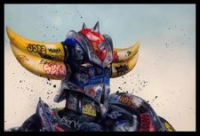 Tapis de sol Goldorak 120x160cm GRENDIZER GOLDRAKE MANGA ANIME floor mat Déco