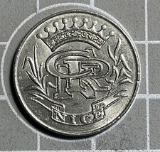 Ancien Jeton Token 2 Francs Casino Ruhl Nice Slot Machine à Sous