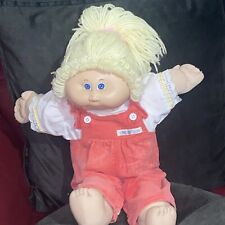 Poupée Cabbage  patch kids 80s Coleco Fille Blonde Vintage 40 Cm