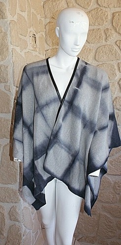 Poncho gris neuf - , taille