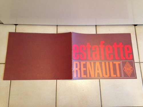 Renault estafette brochure - renault,