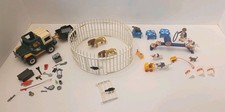 Playmobil lot cirque ref 4237 Educatrice avec chiens savants + cage lions + 4x4