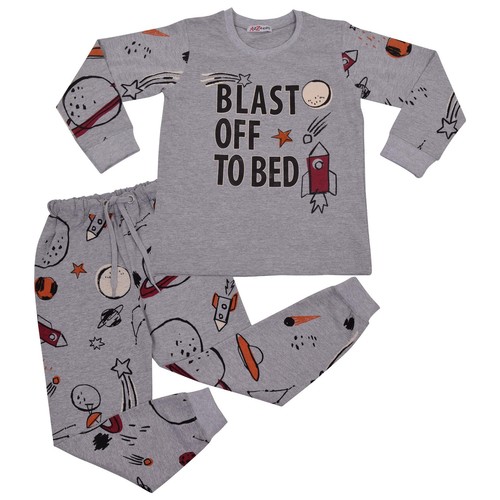 Pyjamas grise deux pièces - en,