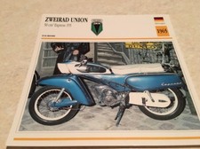 Carte moto Zweirad Union DKW 50 cc Express 155 1965 collection Atlas motorbike