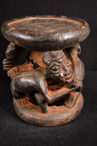 Tabouret bamoun ancien - tabouret,