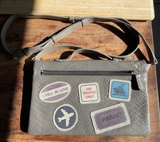 SAC A Main Double Pochette BARBARA RIHL ORIGINAL  BANDOULIÈRE I Feel Love Paris