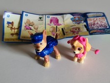 2 figurines Chien VD361 VD354 + BPZ - Kinder Pat'Patrouille