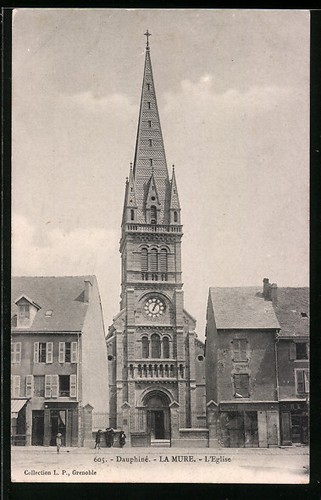 Cpa mure eglise - l´eglise,
