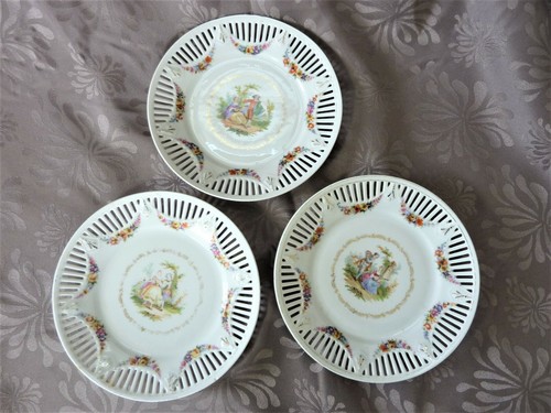 Assiettes anciennes porcelaine - assiettes,