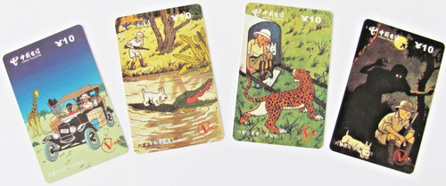 Carte téléphonique tintin - carte,