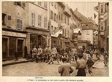 GUERRE WAR 14/18 THANN VISITE