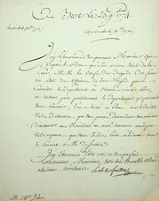 ✒ L.S André de FAUTRAS d'ANDREUIL guerre indépendance ETATS UNIS vice-amiral